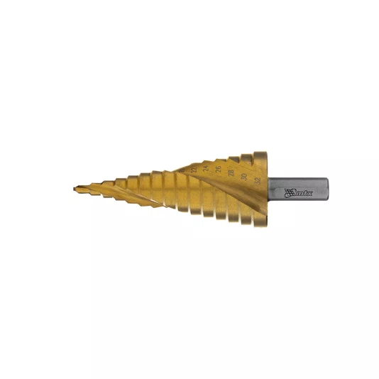 Broca Escalonada Aço Rápido Espiral 4mm a 32mm Mtx