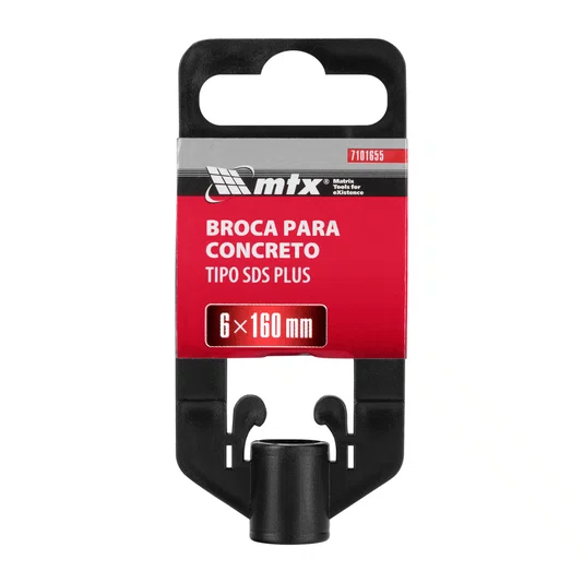 Broca Sds Plus 6mm X 160mm Encaixe Sds Mtx