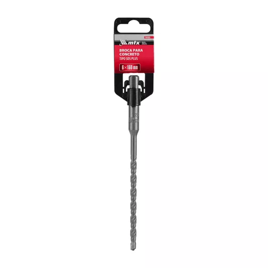 Broca Sds Plus 6mm X 160mm Encaixe Sds Mtx