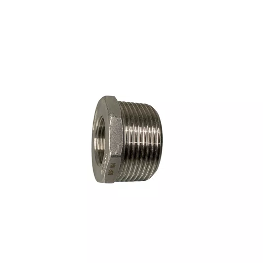 Bucha de Redução Aço Inox 304 Rosca 2 X 3/4 Conexão Npt