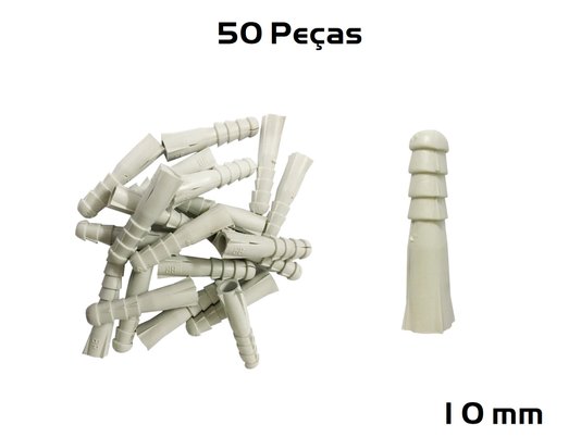 Bucha Fix 10 Mm D10 Saco com 50 Arca