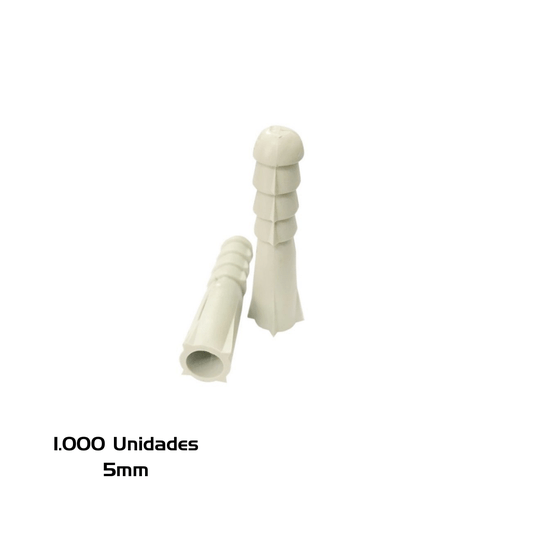 Bucha Fix 5 Mm D5 Saco com 1000 Arca