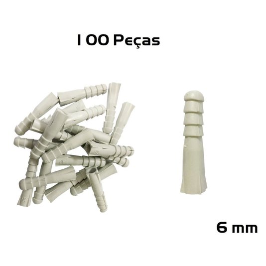Bucha Fix 6 Mm D6 Saco com 100 Arca
