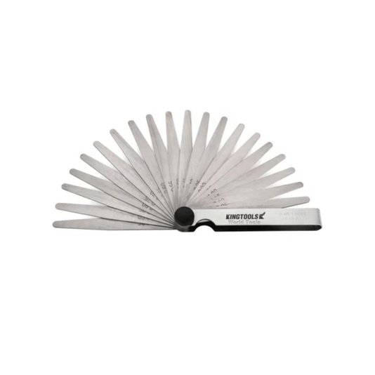 Calibrador de Folga Pente 0,03 a 1mm 32 Laminas Kingtools