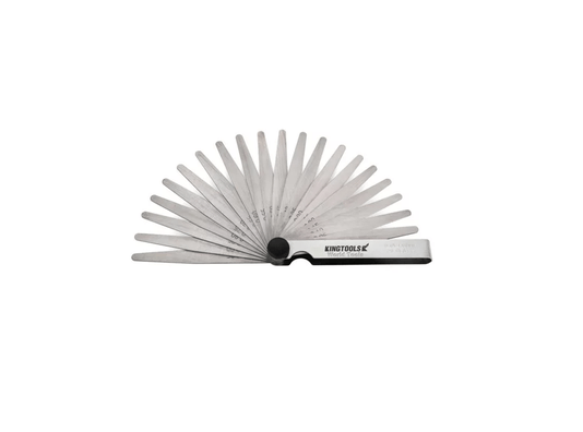 Calibrador de Folga Pente 0,05 a 1mm 13 Laminas Kingtools