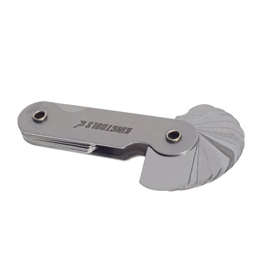Calibrador de Raio 7 a 14,5mm 32 Lâminas Kingtools