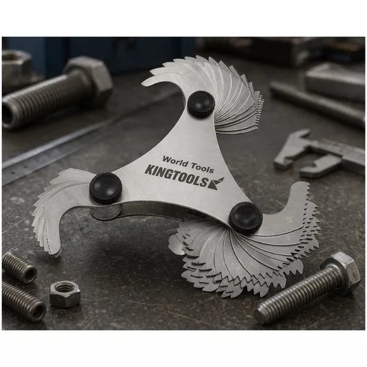 Calibre de Rosca Pente com 52 Lâminas 4 a 84 Fpp Kingtools
