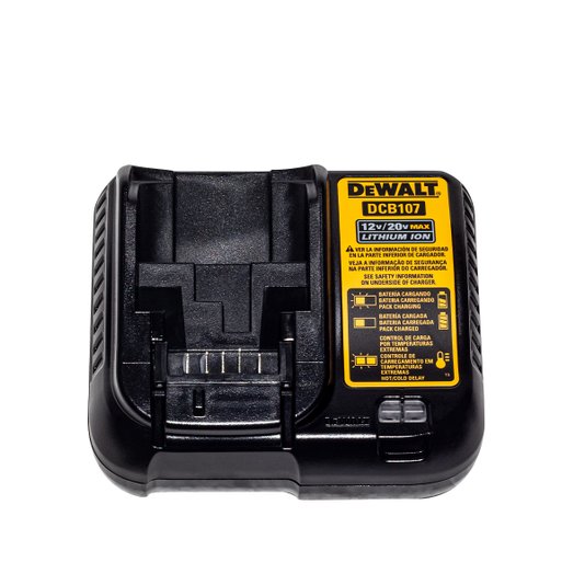 Carregador de Bateria 12v e 20v Bivolt Dcb107 Dewalt