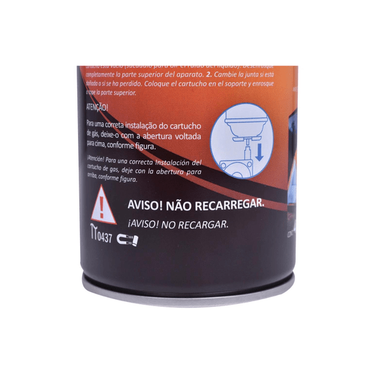 Cartucho de Gás Butano/propano para Maçarico 227g 410ml