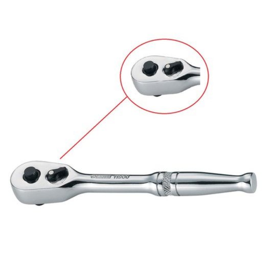 Catraca para Soquete 1/2 Polegadas Reversivel 60 Dentes Sata