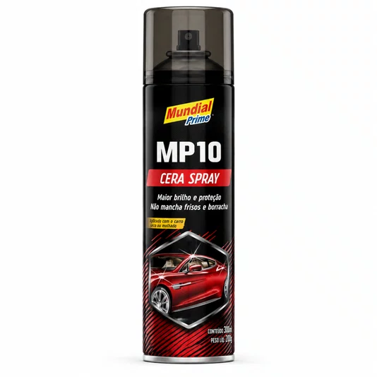 Cera Automotiva Spray Mp10 300ml Brilho Intenso Proteção