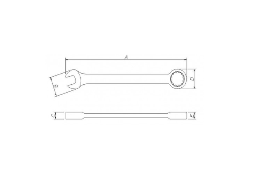 Chave Catraca Combinada 16mm Belzer