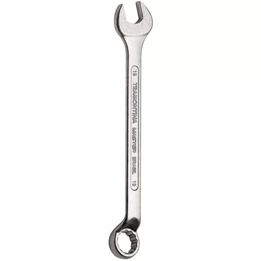 Chave Combinada 19mm Boca Estrela com Pescoço Aço Forjado