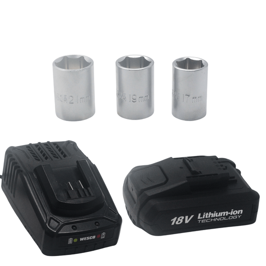 Chave de Impacto 18v Brushless 1/2 Pol 350nm Ws2407.1 Wesco