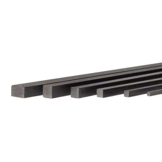 16 Chavetas Barra 500mm 4=5x5 / 6=10x8 / 6=12x8 Misto