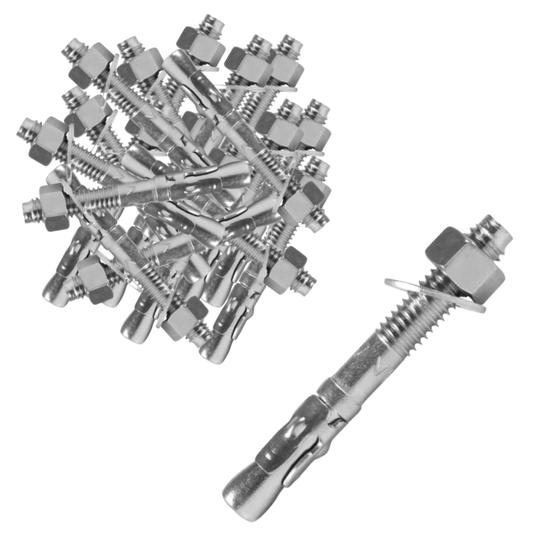 Chumbador Parabolt PB 1/2 X 3.1/2 c Porca e Arruela 100 Und