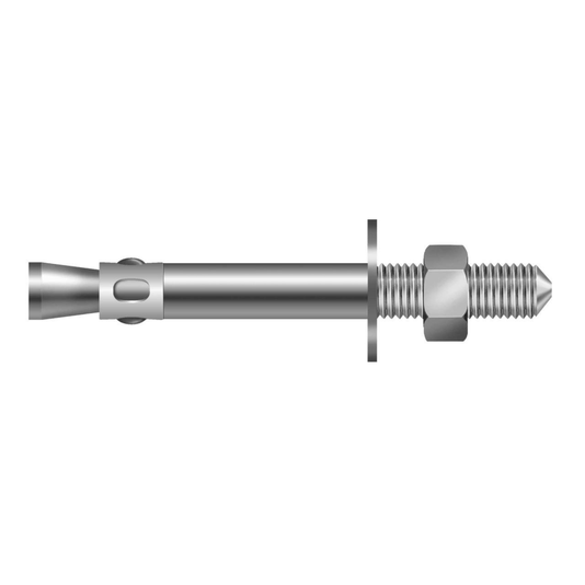 Chumbador Parabolt PB 1/2 X 4 com Porca e Arruela 100 Und