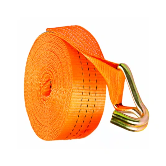 Cinta de Amarração e Catraca 50mm 9 Metros 3 Toneladas Laranja