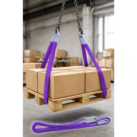 Cinta para Elevação de Cargas 30mm 1 Ton. 2 Metros Violeta
