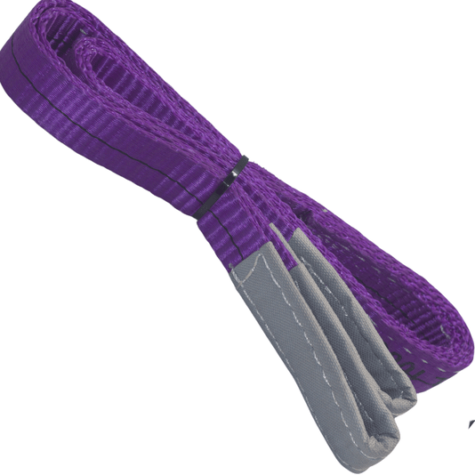 Cinta para Elevação de Cargas 30mm 1 Tonelada - 1 Metro Violeta - Carbografite