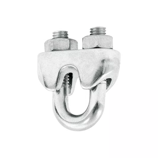 Clip para Cabo de Aço 3/8 9,53mm Galvanizado Vonder 10 UND