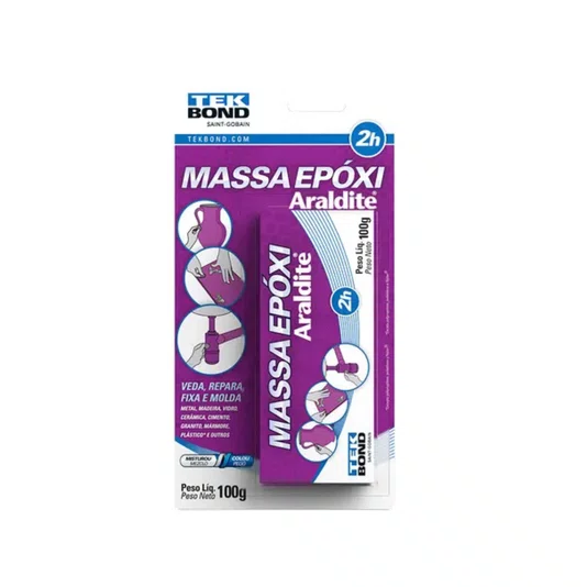 Cola Adesivo Araldite Massa 100g Tekbond