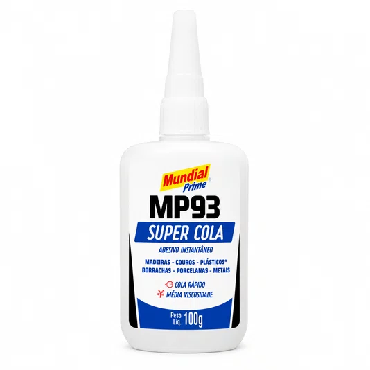 Cola Instantânea 100g Mp93 Multiuso Madeira Plástico Metal