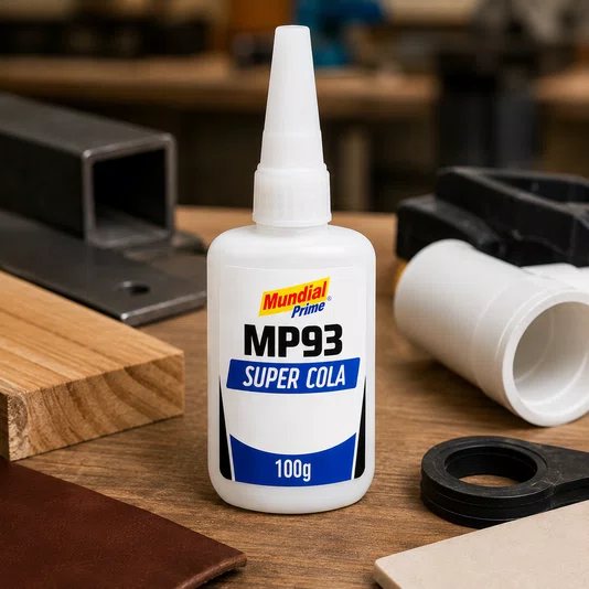 Cola Instantânea 100g Mp93 Multiuso Madeira Plástico Metal