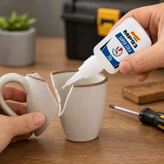 Cola Instantânea 20g Mp93 Multiuso Madeira Plástico Metal