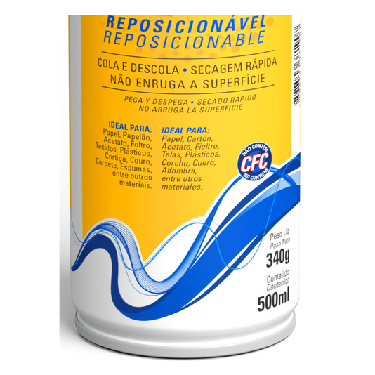 Cola Spray Temporaria Reposicionavel 500ml Tekbond