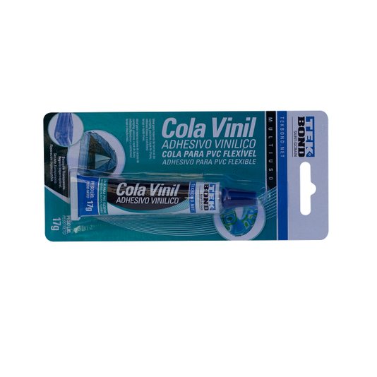 Cola Vinil 17g Blister para Lona Piscina Barraca Pvc Tekbond