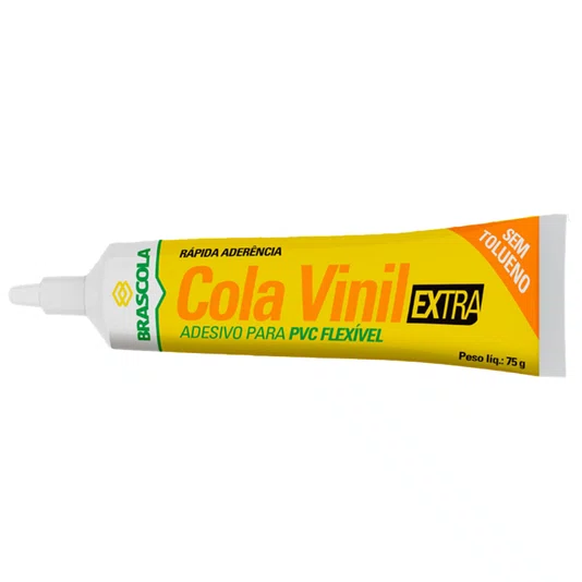Cola Vinil 75g para Lona Piscina Barraca Pvc Brascola