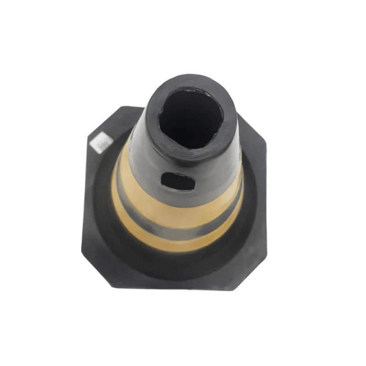 Cone Sinalização Pvc 50cm Preto e Amarelo Plastcor