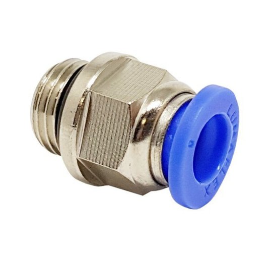 Conector Reto Rosca Macho Bsp 1/2 Tubo 8mm Conexão Rápida