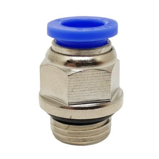 Conector Reto Rosca Macho Bsp 1/4 Tubo 8mm Conexão Rápida