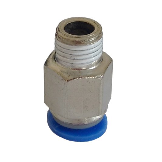 Conexão Pneumatica Conector Reto Rosca Macho 1/8 Tubo 4mm