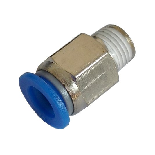 Conexão Pneumatica Conector Reto Rosca Macho 1/8 Tubo 4mm