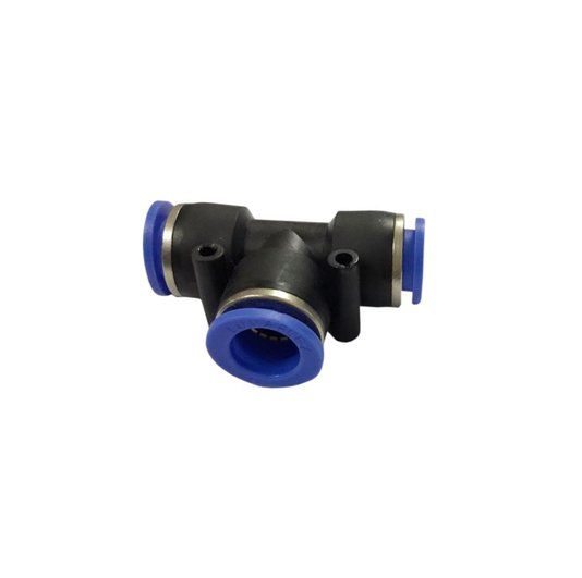 Conexão Pneumatica União T 4mm Emenda Tubo Pun