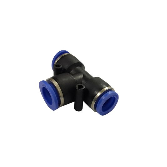 Conexão Pneumatica União T 4mm Emenda Tubo Pun