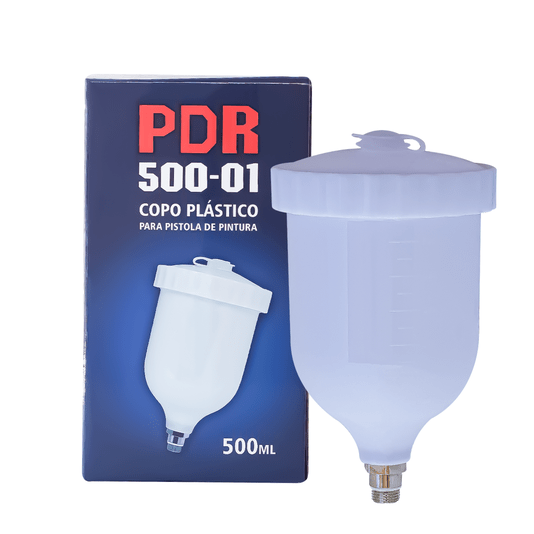 Copo Caneco para Pistola de Pintura 500ml Gravidade Pdr