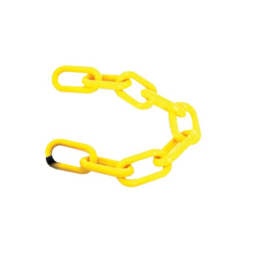 Corrente Plástica Isolamento Amarela 8mm 48 X 32mm Kalipso.