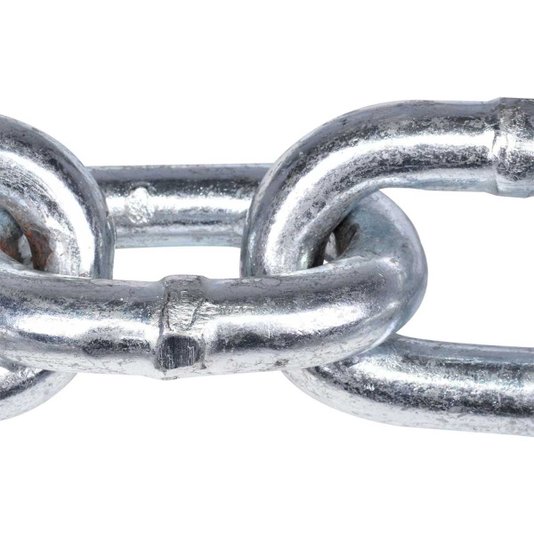 Corrente Zincada Elo Curto 5.0mm Soldada.