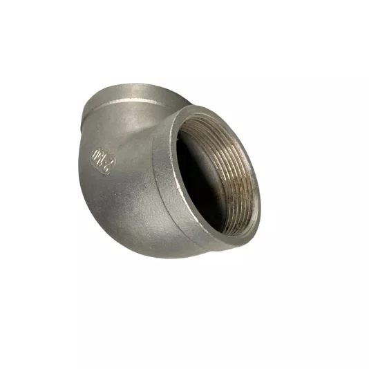 Cotovelo 90 Aço Inox Rosca Femea 1.1/2 Polegada Conexão Npt