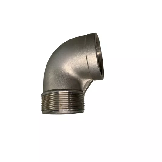 Cotovelo 90 Aço Inox Rosca Macho Femea 1/2 Pol Conexão Npt