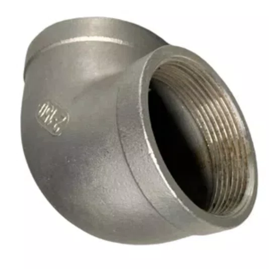 Cotovelo 90 Inox Rosca Femea 1.1/2 Polegada Conexão Npt 2 UN