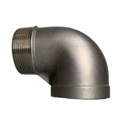 Cotovelo 90 Inox Rosca Macho Femea 2 Pol Conexão Npt 5 Und