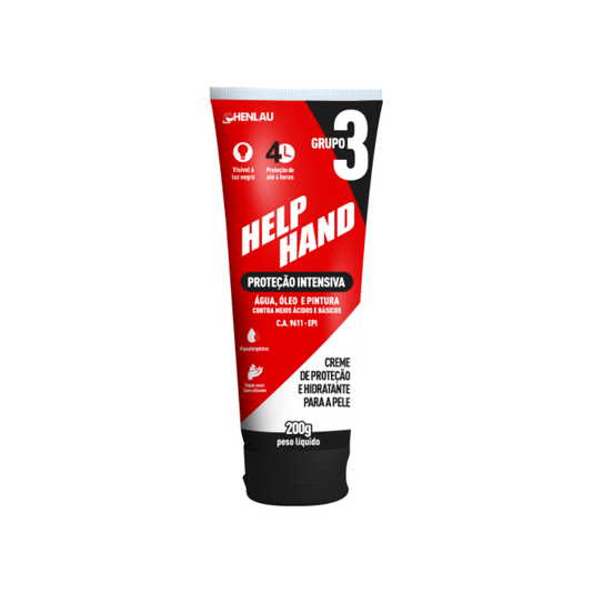 Creme de Proteção e Hidratante para Mãos 200 Gramas Henlau
