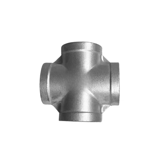 Cruzeta Aço Inox 304 Rosca Femea 1.1/4 Polegada Conexão Npt