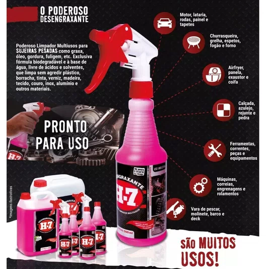Desengraxante Multiuso Refil 1 Litro H7
