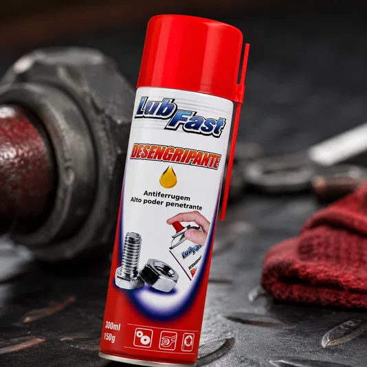 Desengripante Lub Fast Spray 300ml Antiferrugem Multiuso